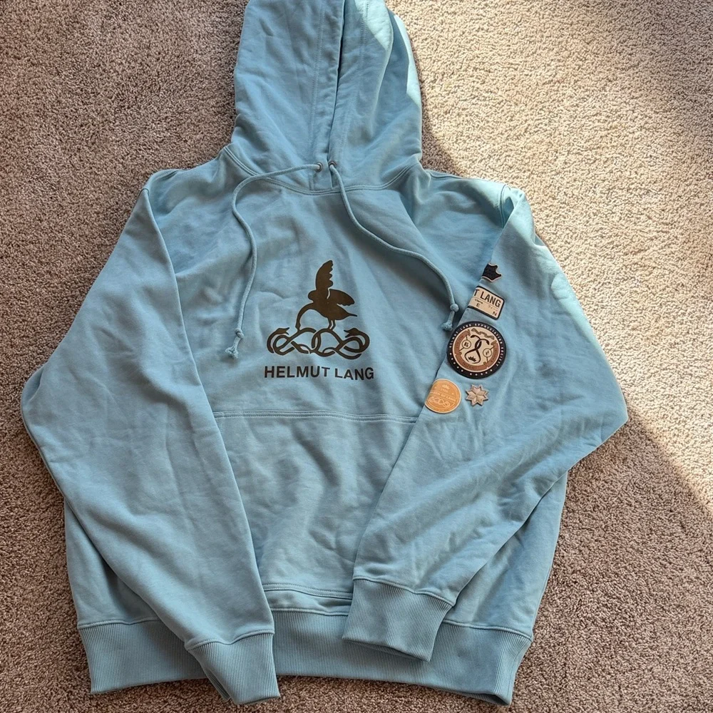 HELMUT LANG SOCIETAS HOODIE- TOPAZ - Picture 6 of 16